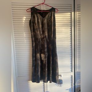 Calvin Klein silk A line dress